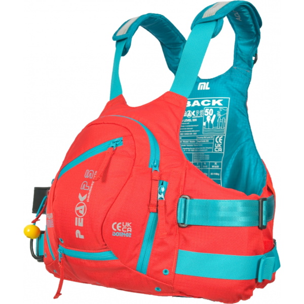 2026 Peak PS Hombres Guía De Flotabilidad Ayuda De Ayuda PFD 26WG-RED - Rojo / Blue